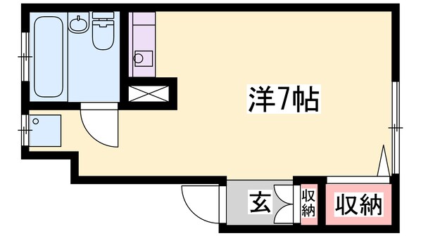 広畑駅 徒歩3分 2階の物件間取画像